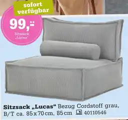 Höffner Sitzsack 'lucas' Angebot