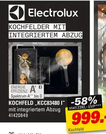 Höffner Electrolux kochfeld „kcc83480 i“ Angebot