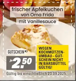 Höffner Oma frida frischer apfelkuchen mit vanillesauce Angebot