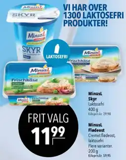 CITTI Markt MinusL Skyr oder MinusL Flødeost Angebot
