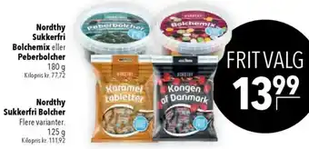 CITTI Markt Nordthy Sukkerfri Bolchemix eller Peberbolcher Angebot