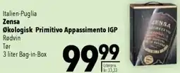 CITTI Markt Zensa Økologisk Primitivo Appassimento IGP Angebot