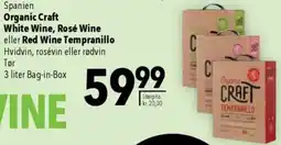 CITTI Markt Organic Craft White Wine, Rosé Wine eller Red Wine Tempranillo Angebot