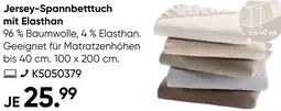Galeria GALERIA home Jersey-Spannbetttuch mit Elasthan Angebot