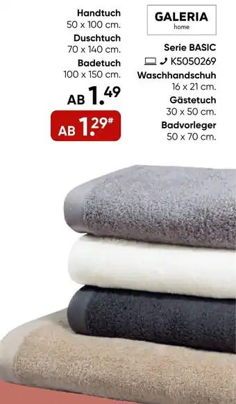 Galeria GALERIA home Handtuch Angebot