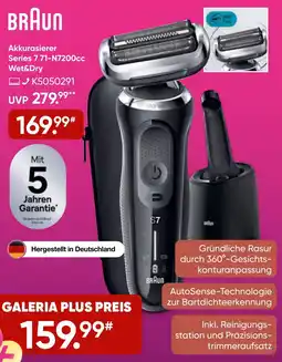 Galeria BRAUN Akkurasierer Series 7 71-N7200cc Wet&Dry Angebot