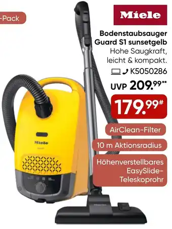 Galeria Miele Bodenstaubsauger Guard S1 sunsetgelb Angebot