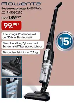 Galeria Rowenta Bodenstaubsauger RH6545WH Angebot