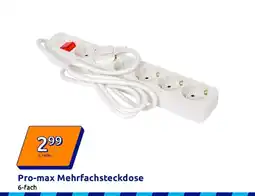 Action Pro-max mehrfachsteckdose Angebot