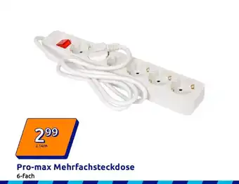 Action Pro-max mehrfachsteckdose Angebot