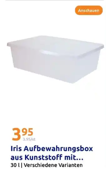 Action Iris aufbewahrungsbox aus kunststoff Angebot