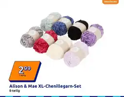 Action Alison & mae xl-chenillegarn-set Angebot