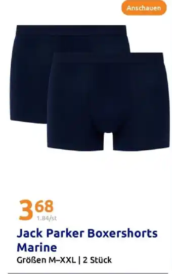Action Jack parker boxershorts marine Angebot