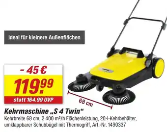 toom Baumarkt Kärcher Kehrmaschine ,,S 4 Twin" Angebot