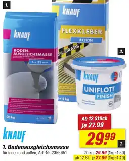 toom Baumarkt KNAUF 1. Bodenausgleichsmasse Angebot