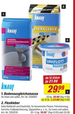 toom Baumarkt KNAUF 2. Flexkleber Angebot