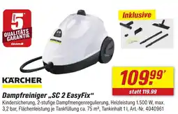 toom Baumarkt KÄRCHER Dampfreiniger „,SC 2 EasyFix" Angebot