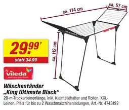 toom Baumarkt Vileda ,,King Ultimate Black" Angebot