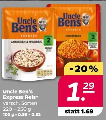 NETTO Uncle Ben's Express Reis 220g/250g Angebot