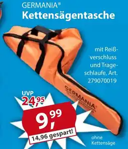Sonderpreis Baumarkt GERMANIA Kettensägentasche Angebot