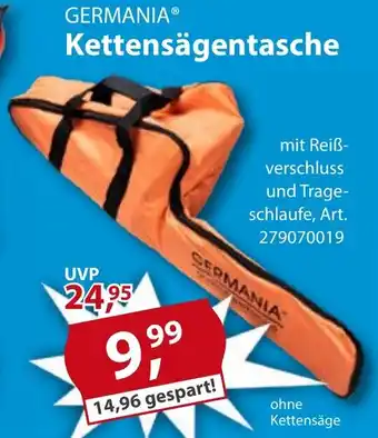 Sonderpreis Baumarkt GERMANIA Kettensägentasche Angebot