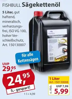 Sonderpreis Baumarkt FISHBULL Sägekettenöl Angebot