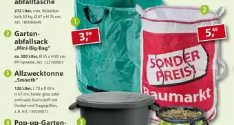 Sonderpreis Baumarkt 2 Gartenabfallsack ,,Mini-Big-Bag" Angebot