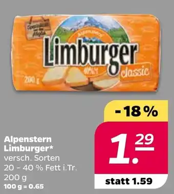 NETTO Alpenstern Limburger 200g Angebot