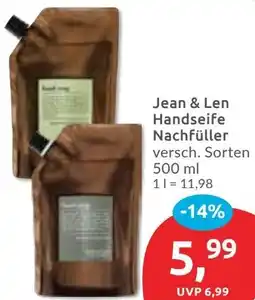 Budni Jean & Len Handseife Nachfüller Angebot