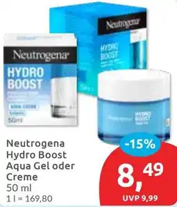 Budni Neutrogena Hydro Boost Aqua Gel oder Creme Angebot