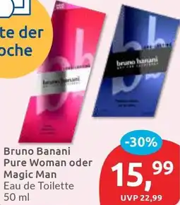 Budni Bruno Banani Pure Woman oder Magic Man Eau de Toilette Angebot