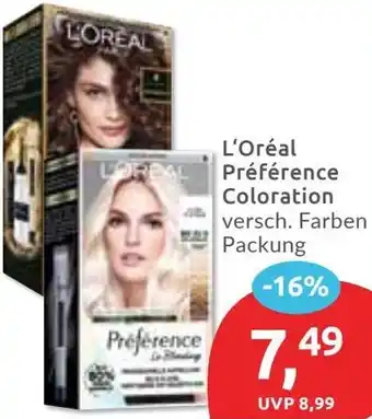 Budni L'Oréal Préférence Coloration Angebot