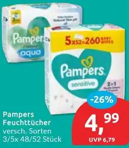 Budni Pampers Feuchttücher Angebot