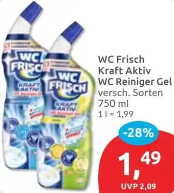 Budni WC Frisch Kraft Aktiv WC Reiniger Gel Angebot