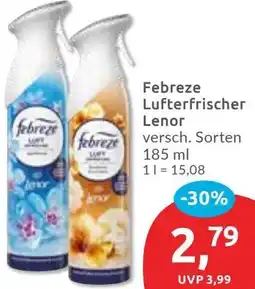 Budni Febreze Lufterfrischer Lenor Angebot