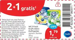 Budni WC Frisch Kraft Aktiv Duftspüler Angebot