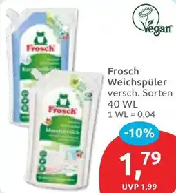 Budni Frosch Weichspüler Angebot