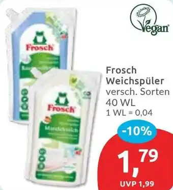Budni Frosch Weichspüler Angebot