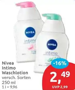 Budni Nivea Intimo Waschlotion Angebot