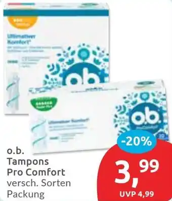 Budni o.b. Tampons Pro Comfort Angebot