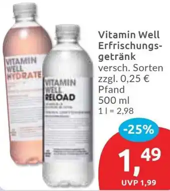 Budni Vitamin Well Erfrischungsgetränk Angebot
