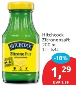 Budni Hitchcock Zitronensaft Angebot