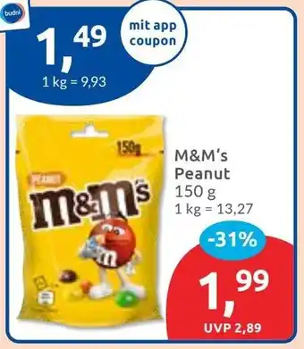 Budni M&M's Peanut Angebot