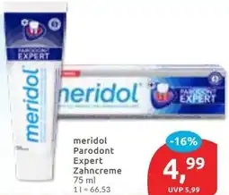 Budni meridol Parodont Expert Zahncreme Angebot