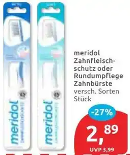 Budni meridol Zahnfleischschutz oder Rundumpflege Zahnbürste Angebot