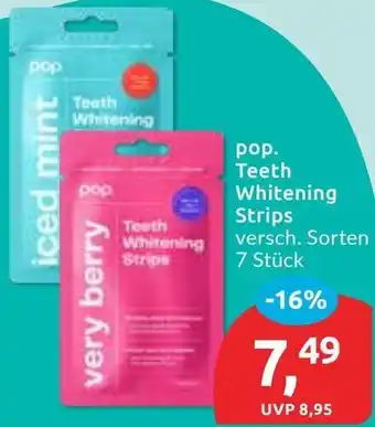 Budni pop. Teeth Whitening Strips Angebot