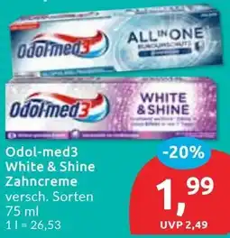 Budni Odol-med3 White & Shine Zahncreme Angebot