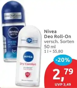 Budni Nivea Deo Roll-On Angebot