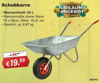 Stabilo Fachmarkt Schubkarre Angebot