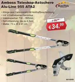 Stabilo Fachmarkt KesTek Amboss Teleskop-Astschere Alu-Line 955 ATA2 Angebot